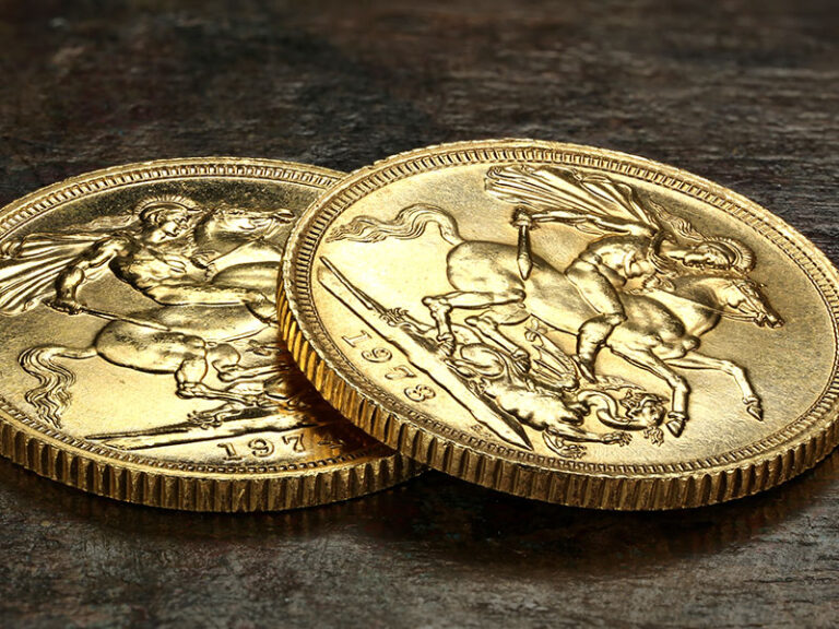 Goldmünze aus 1978