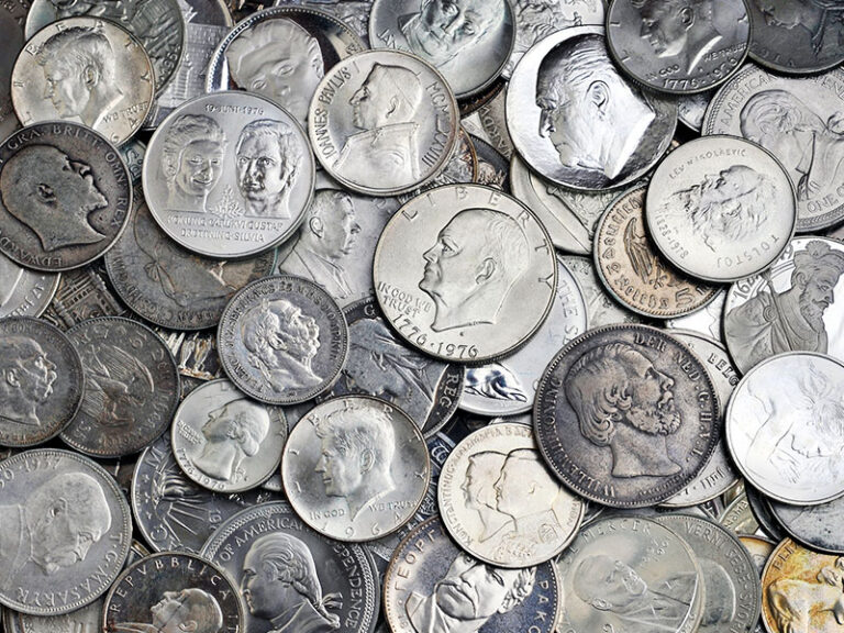 Silbermünzen von 1776-1976